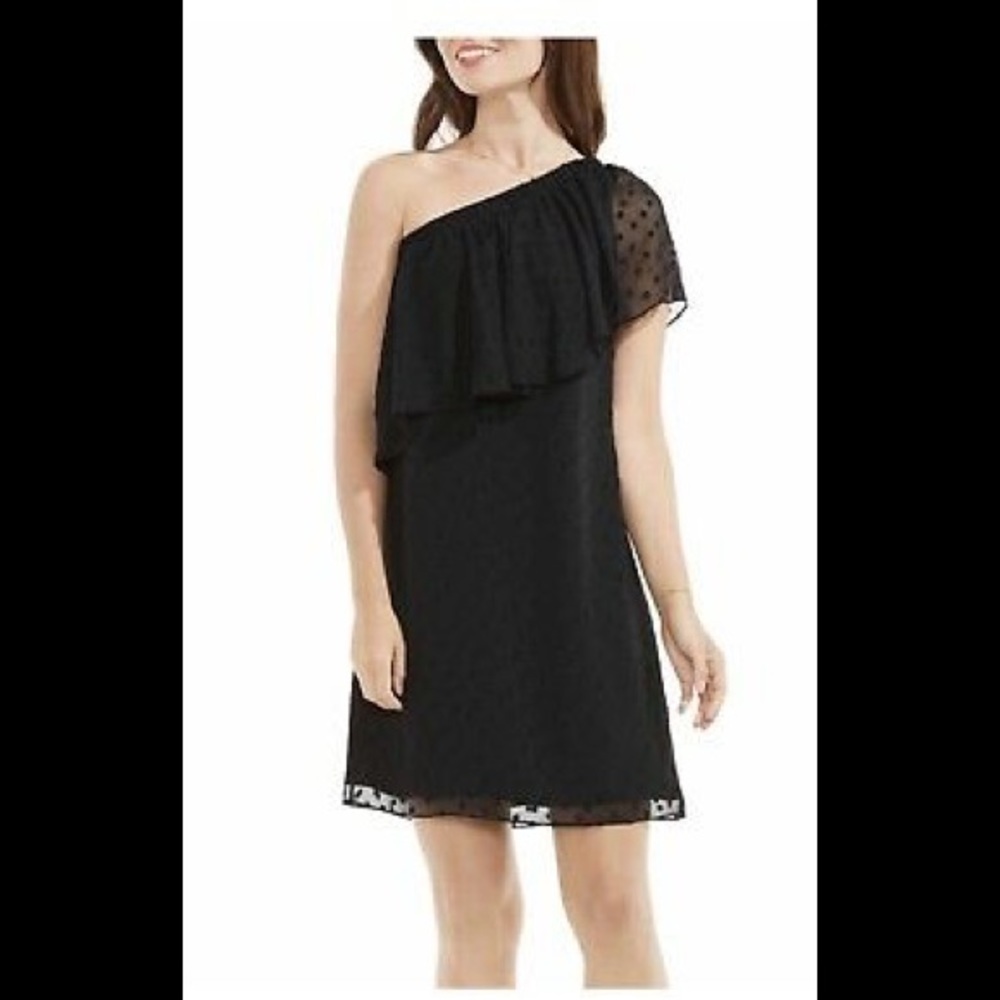 Vince Camuto Havana Brights one shoulder dress. Wear once.